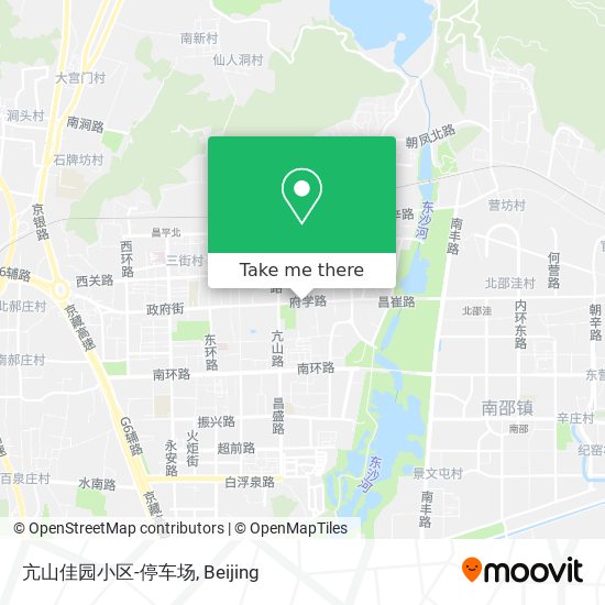 亢山佳园小区-停车场 map