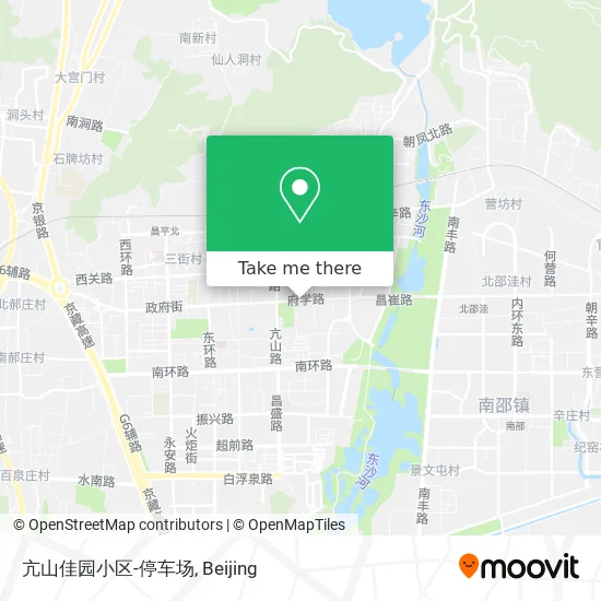 亢山佳园小区-停车场 map
