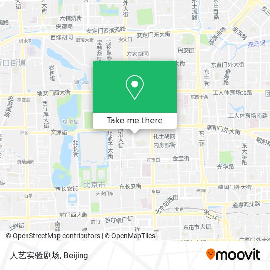 人艺实验剧场 map