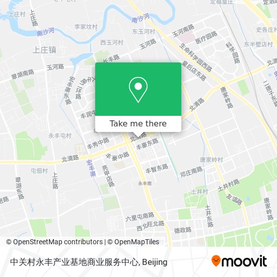 中关村永丰产业基地商业服务中心 map