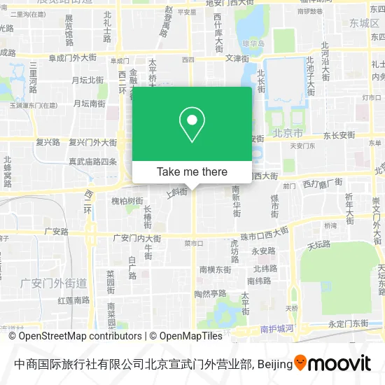 中商国际旅行社有限公司北京宣武门外营业部 map