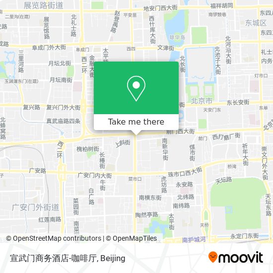 宣武门商务酒店-咖啡厅 map