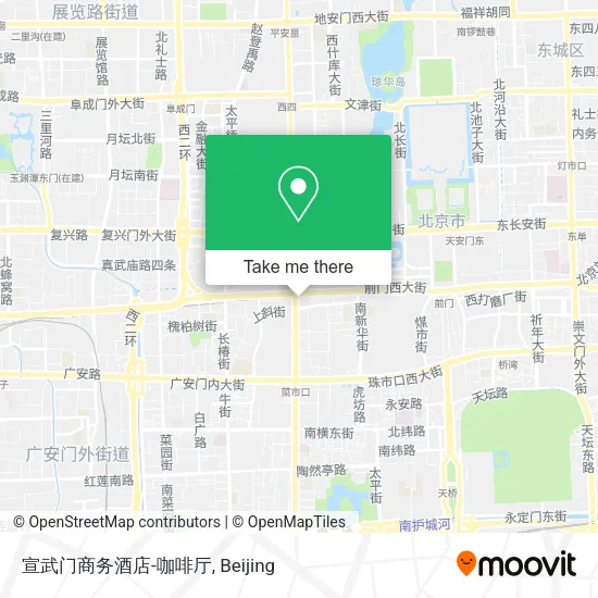 宣武门商务酒店-咖啡厅 map