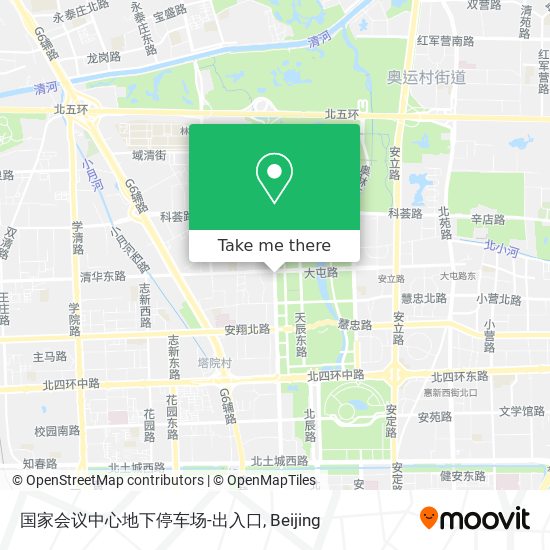国家会议中心地下停车场-出入口 map