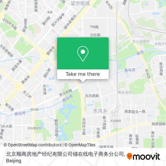 北京顺商房地产经纪有限公司铺在线电子商务分公司 map