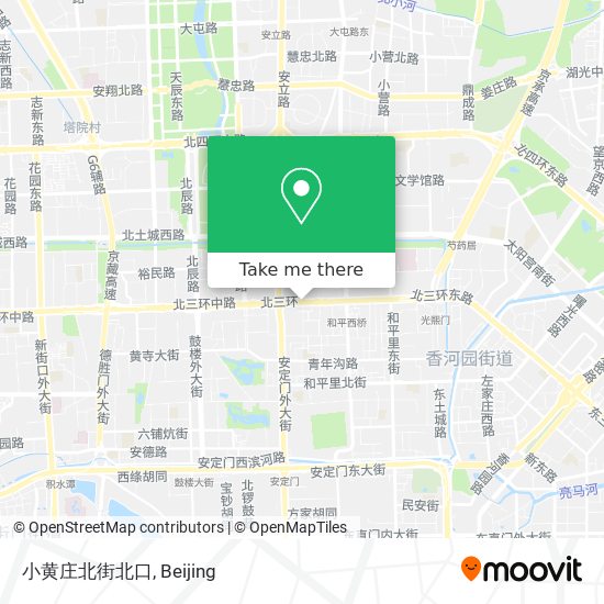 小黄庄北街北口 map