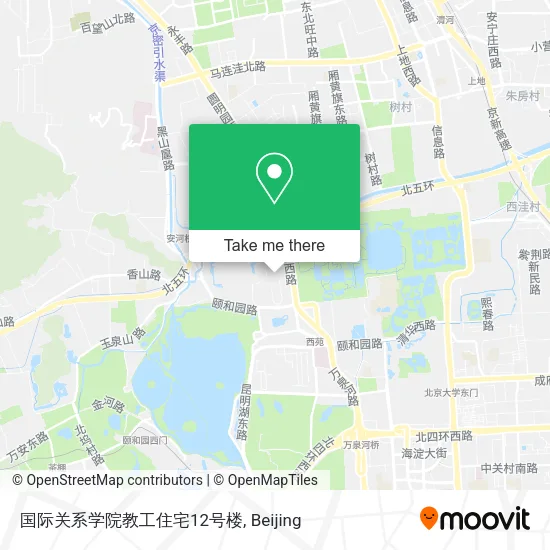 国际关系学院教工住宅12号楼 map