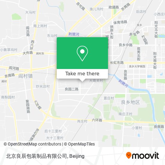 北京良辰包装制品有限公司 map
