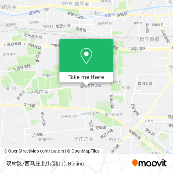 双树路/西马庄北街(路口) map