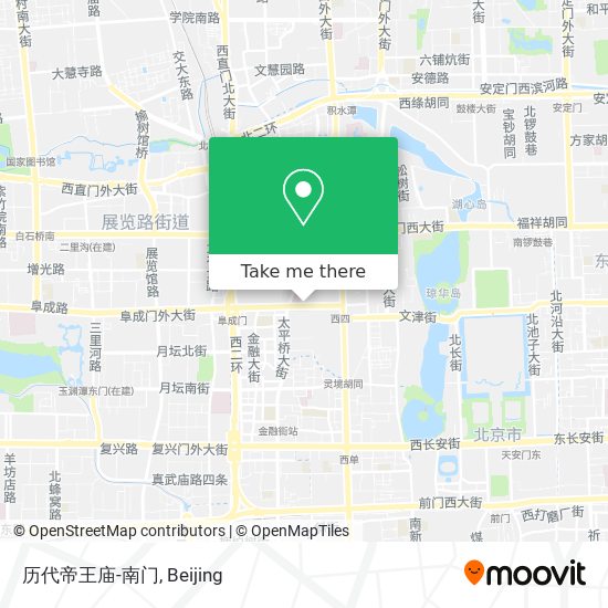 历代帝王庙-南门 map