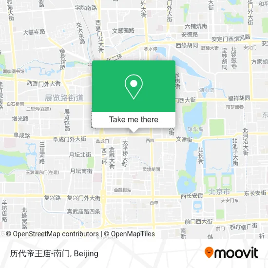 历代帝王庙-南门 map