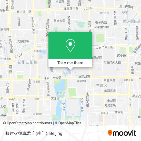 敕建火德真君庙(南门) map