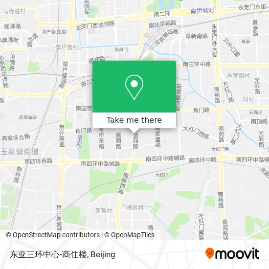 东亚三环中心-商住楼 map