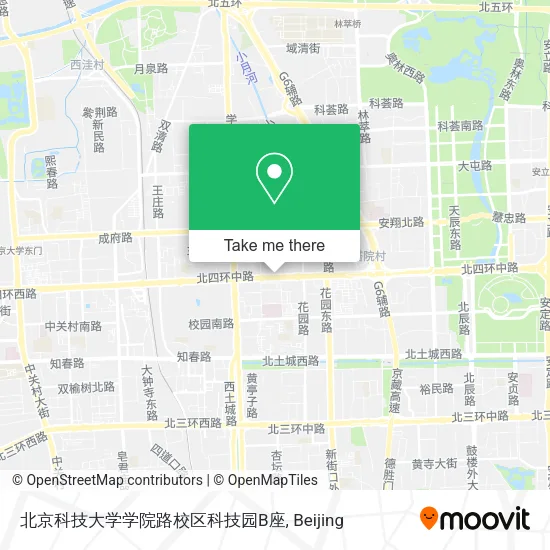 北京科技大学学院路校区科技园B座 map