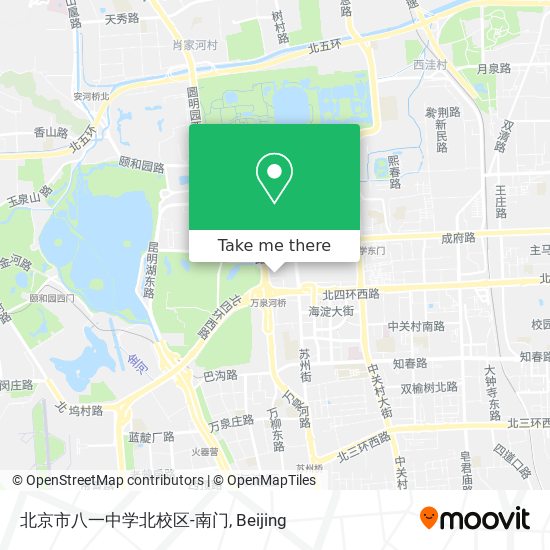 北京市八一中学北校区-南门 map
