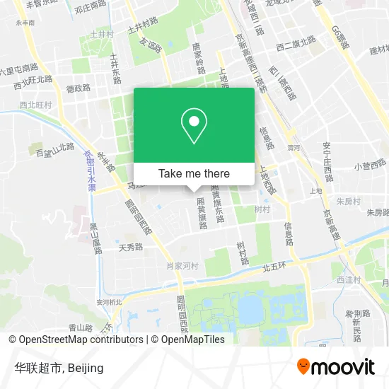 华联超市 map