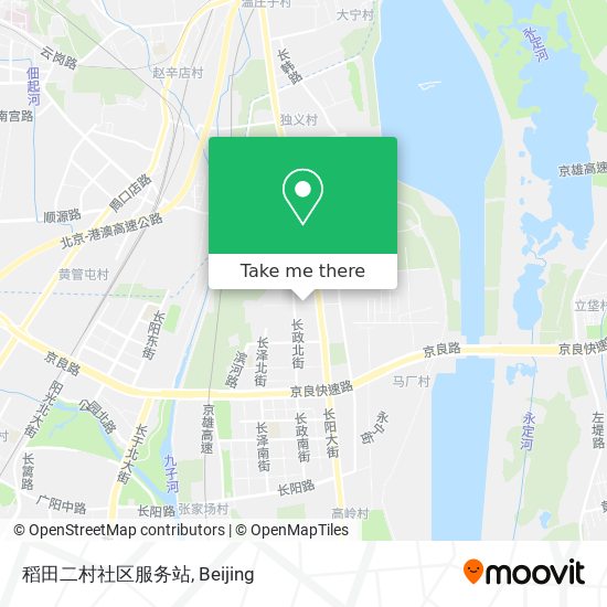 稻田二村社区服务站 map