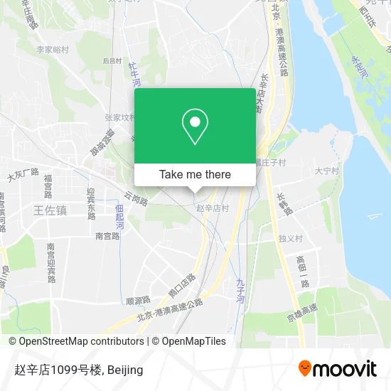 赵辛店1099号楼 map