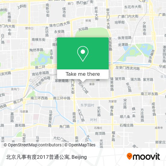 北京凡事有度2017普通公寓 map