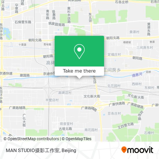 MAN STUDIO摄影工作室 map