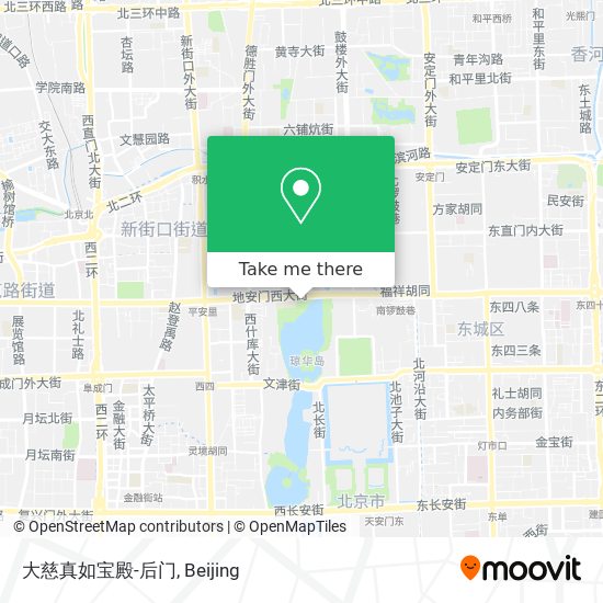 大慈真如宝殿-后门 map