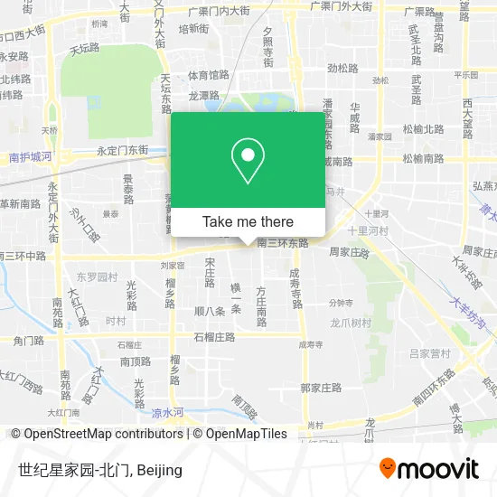 世纪星家园-北门 map