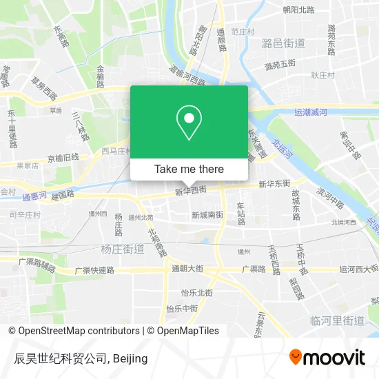 辰昊世纪科贸公司 map
