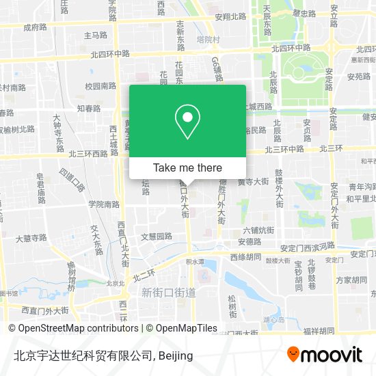 北京宇达世纪科贸有限公司 map