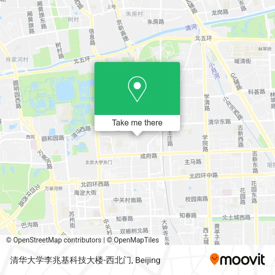 清华大学李兆基科技大楼-西北门 map