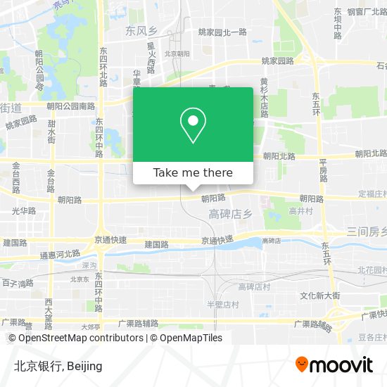 北京银行 map