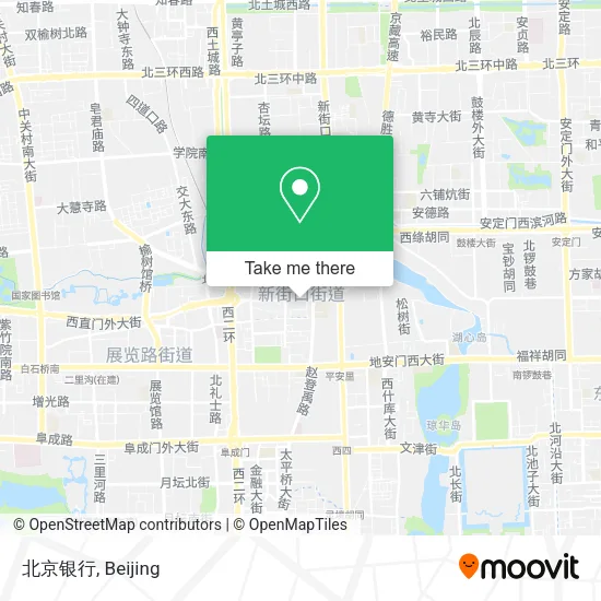 北京银行 map