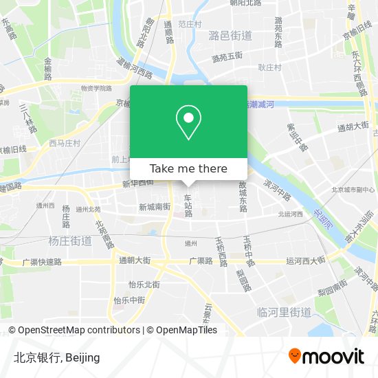 北京银行 map
