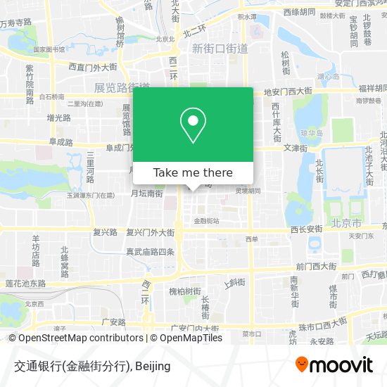 交通银行(金融街分行) map