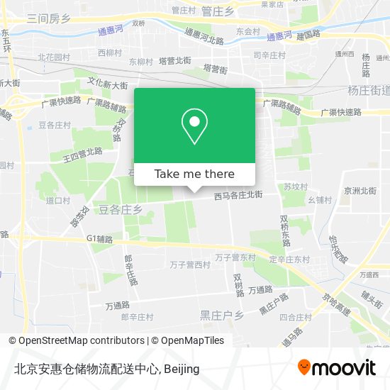 北京安惠仓储物流配送中心 map