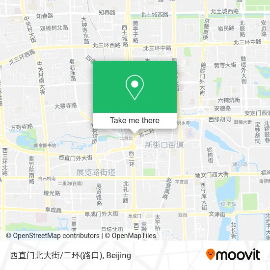 西直门北大街/二环(路口) map