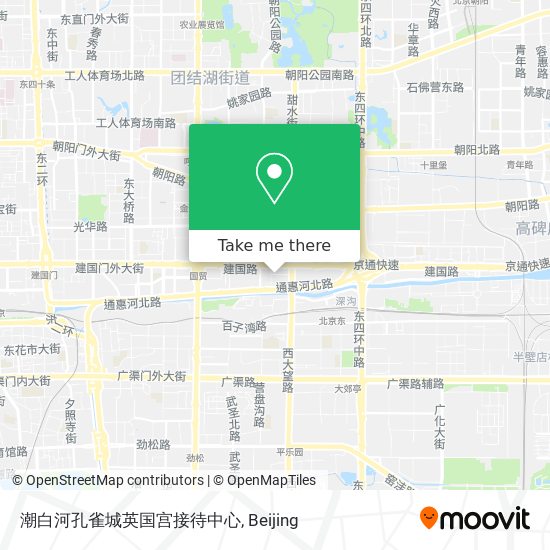 潮白河孔雀城英国宫接待中心 map