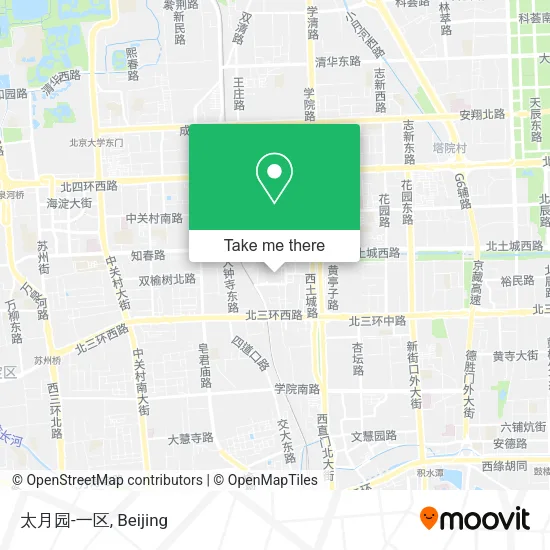 太月园-一区 map