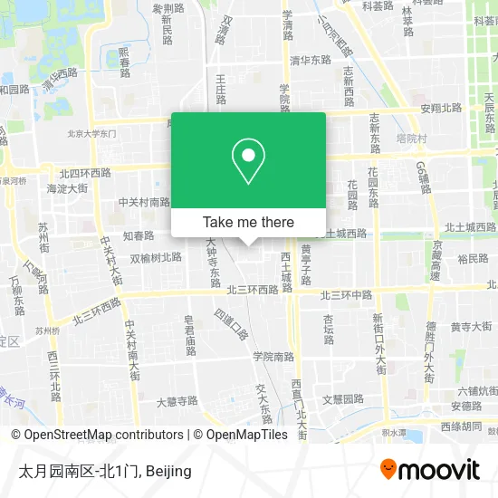太月园南区-北1门 map