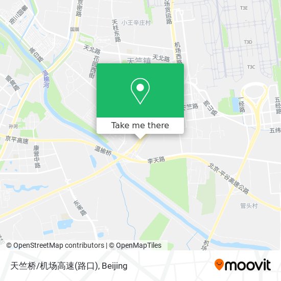 天竺桥/机场高速(路口) map