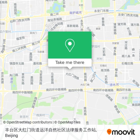 丰台区大红门街道远洋自然社区法律服务工作站 map