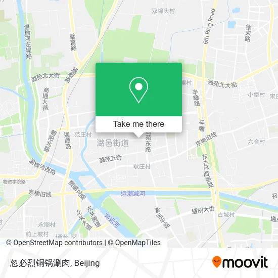 忽必烈铜锅涮肉 map