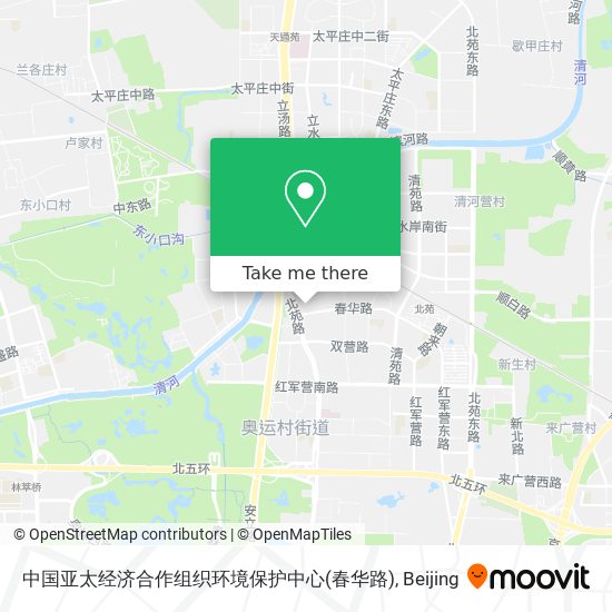 中国亚太经济合作组织环境保护中心(春华路) map