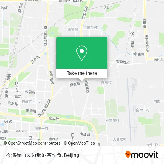 今满福西凤酒烟酒茶副食 map