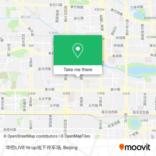 华熙LIVE·hi-up地下停车场 map