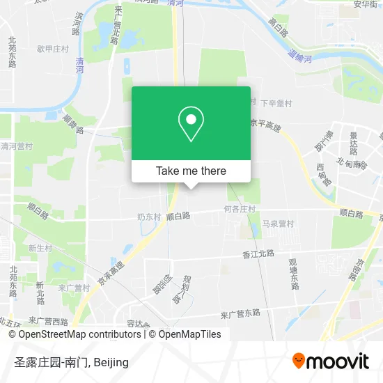 圣露庄园-南门 map