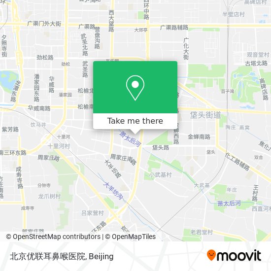 北京优联耳鼻喉医院 map