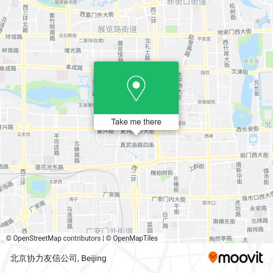 北京协力友信公司 map