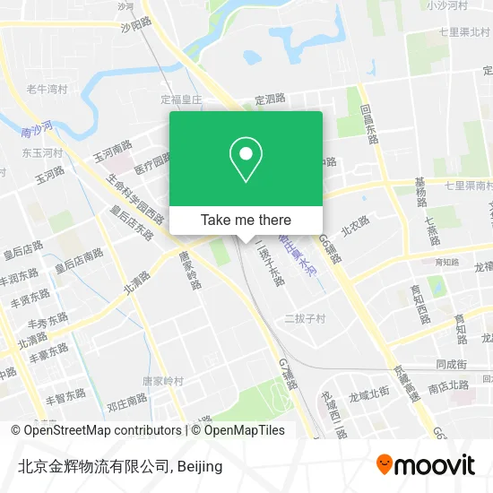 北京金辉物流有限公司 map