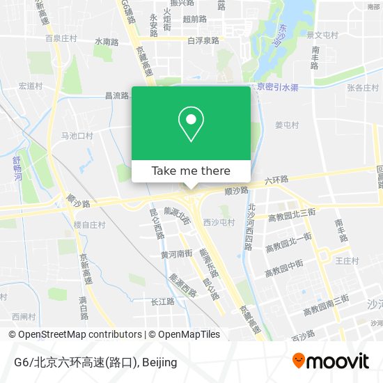 G6/北京六环高速(路口) map