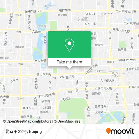 北京甲23号 map